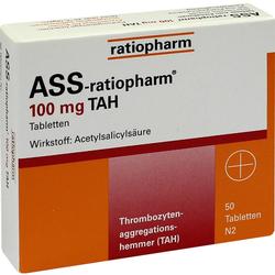 ASS RATIOPHARM 100MG TAH