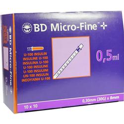 BD MICRO FINE+ U100 8MM